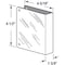 Prime-Line Deadlock Blank Door Guard, 1-3/4 in. x 4-1/2 in., Stainless Steel MP9492 - alternate 3